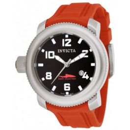 Bracelet de montre Invicta 1691 Sea Hunter Silicone Rouge